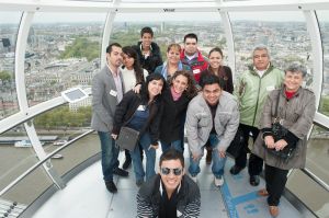 group tour of the London Eye 3